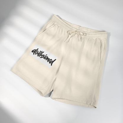 'disillusioned' Fleece Sweat Shorts — Garment-Dyed Lightweight Lounge Shorts