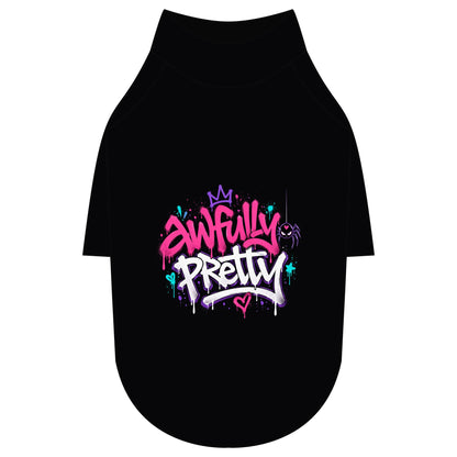 Awfully Pretty Graffiti Pet Raglan T-Shirt