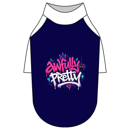 Awfully Pretty Graffiti Pet Raglan T-Shirt