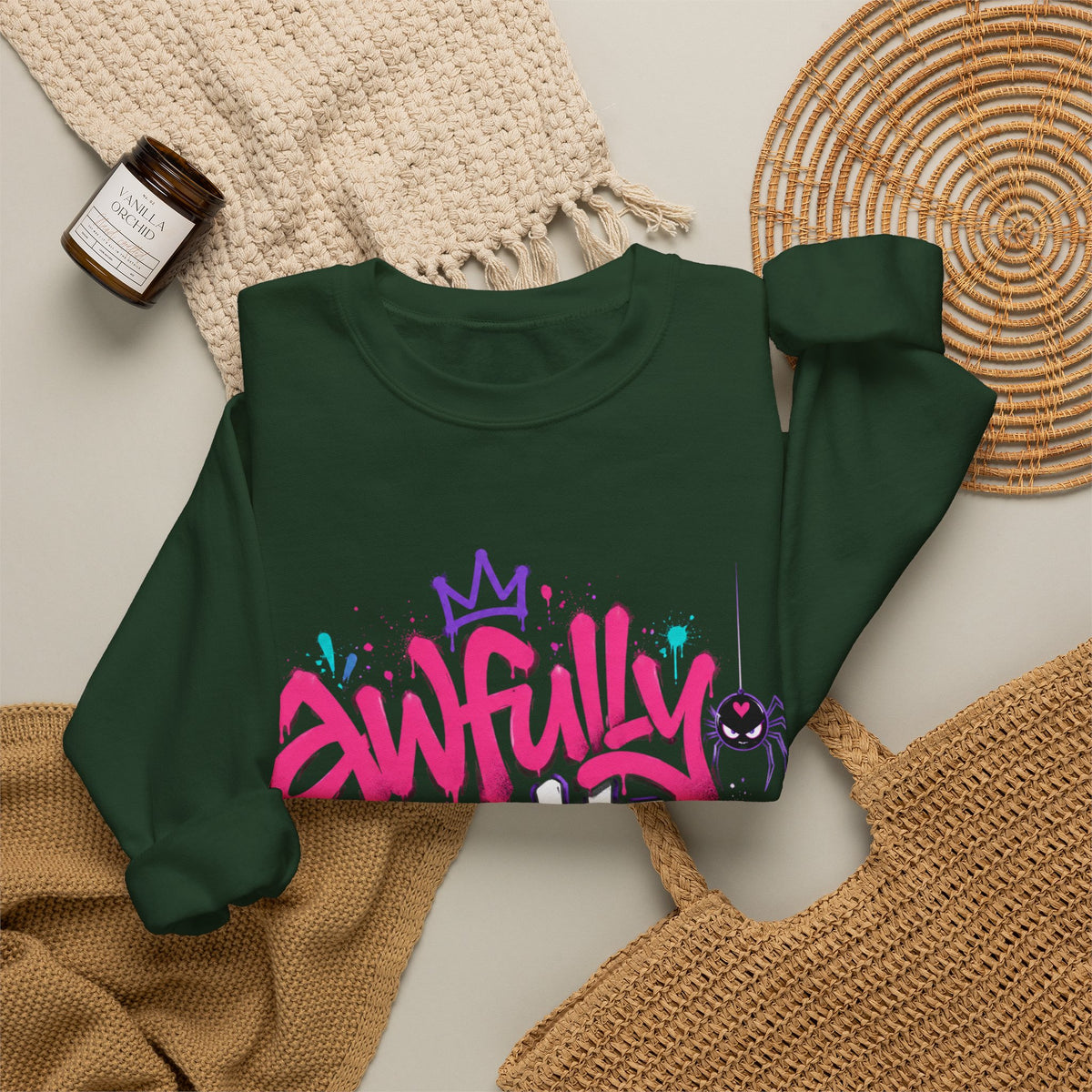 Awfully Pretty Graffiti Sweatshirt