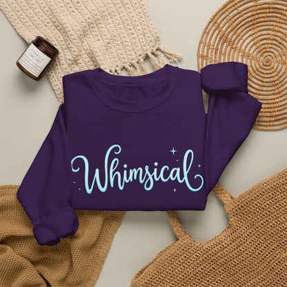 Whimsical Script Crewneck Sweatshirt