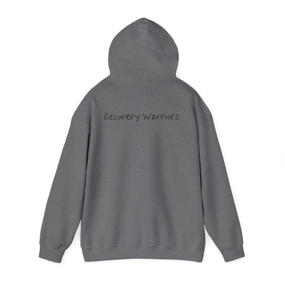 Hoodie — 'Ugly' Script Front & 'Recovery Warriors' Back Pullover