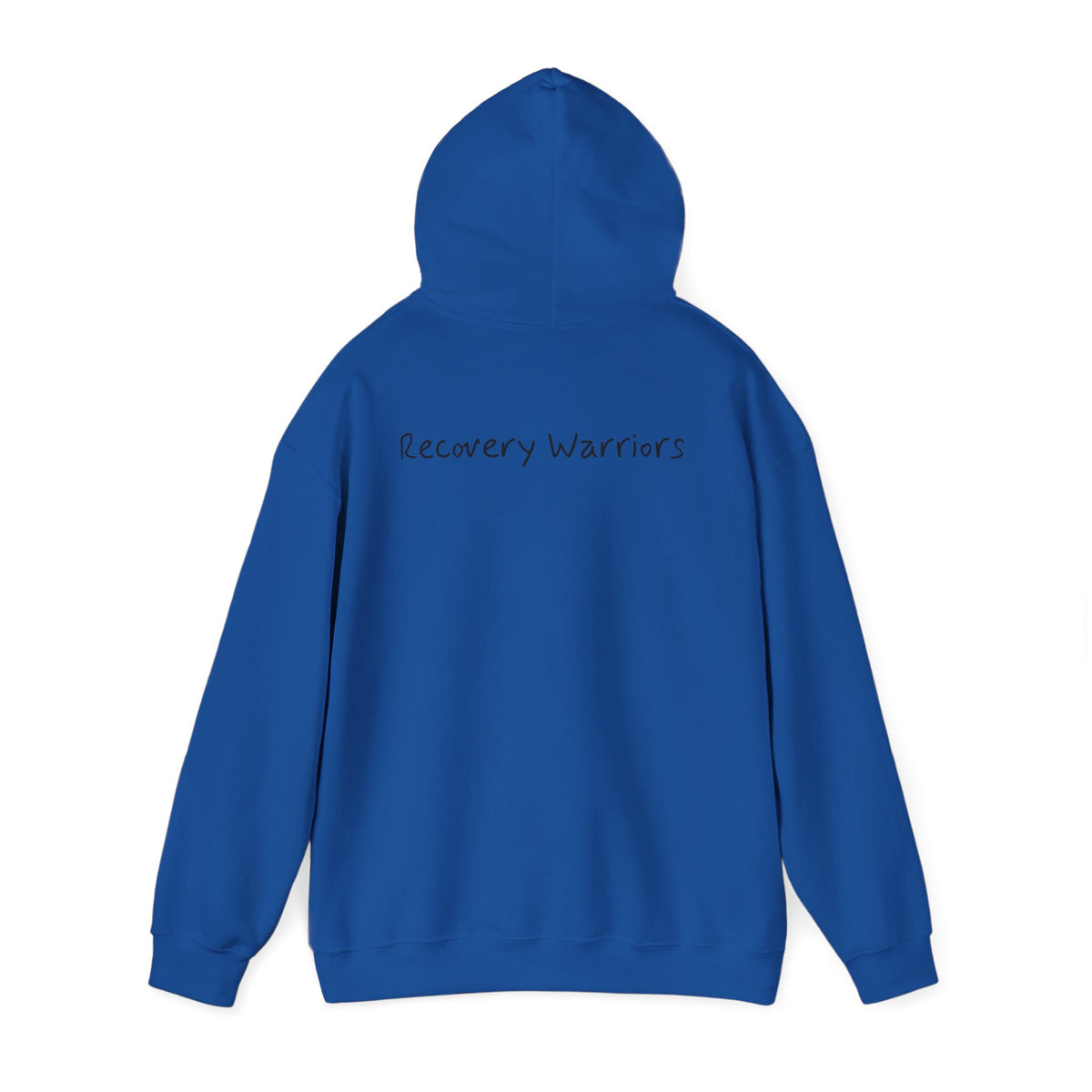Hoodie — 'Ugly' Script Front & 'Recovery Warriors' Back Pullover