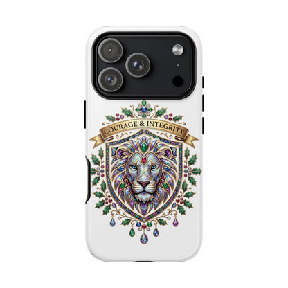 Courage & Integrity Lion Phone Case