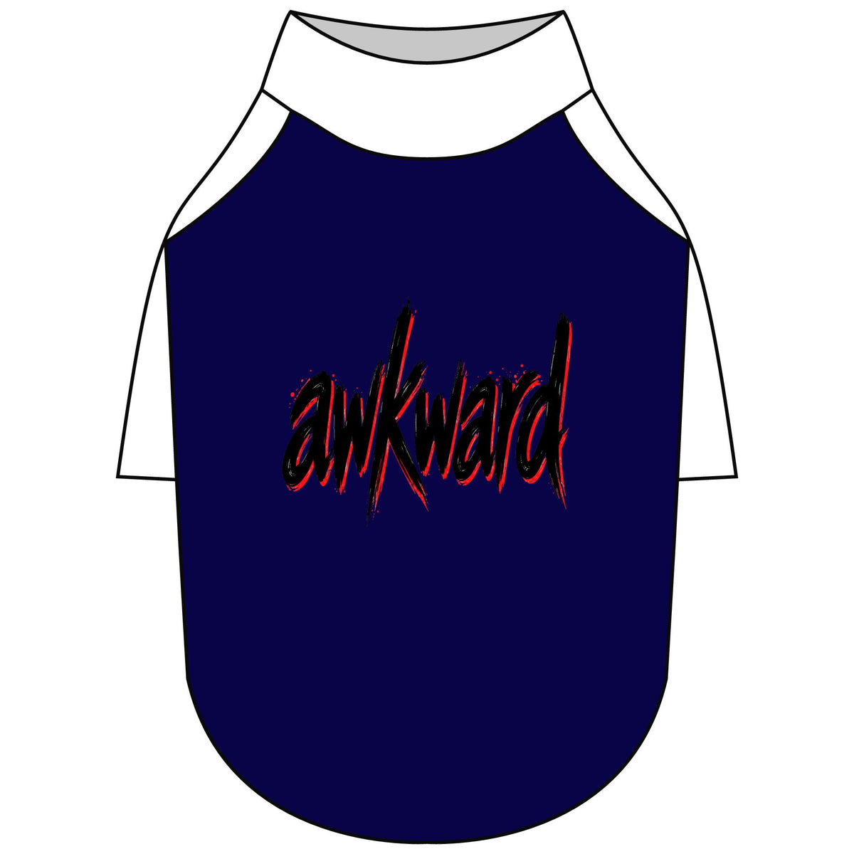 Awkward Pet T-Shirt — Raglan Shirt for Dogs & Cats