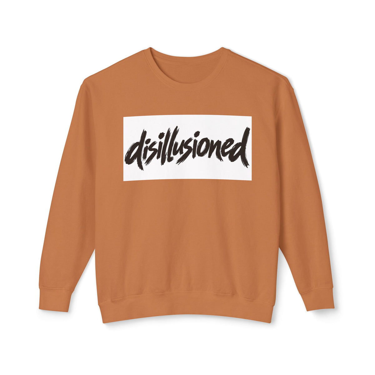 Disillusioned Crewneck Sweatshirt — Casual Graphic Pullover