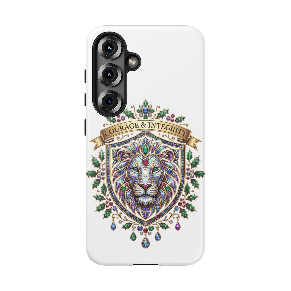 Courage & Integrity Lion Phone Case