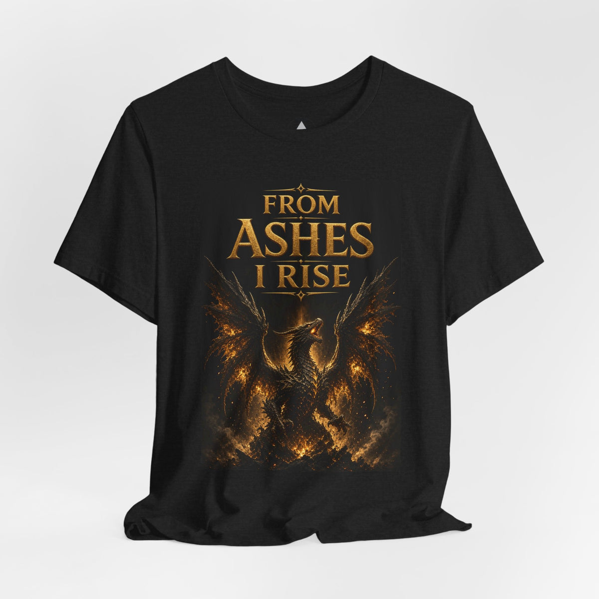 From Ashes I Rise T-Shirt – Phoenix Rebirth Recovery Tee