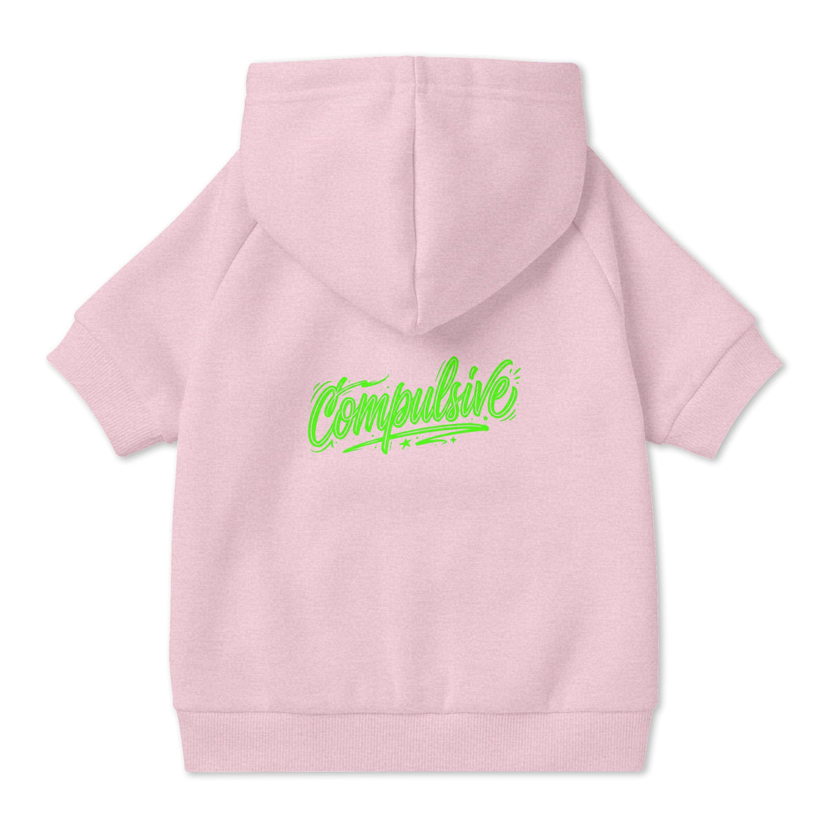 Compulsive Green Graffiti Pet Hoodie