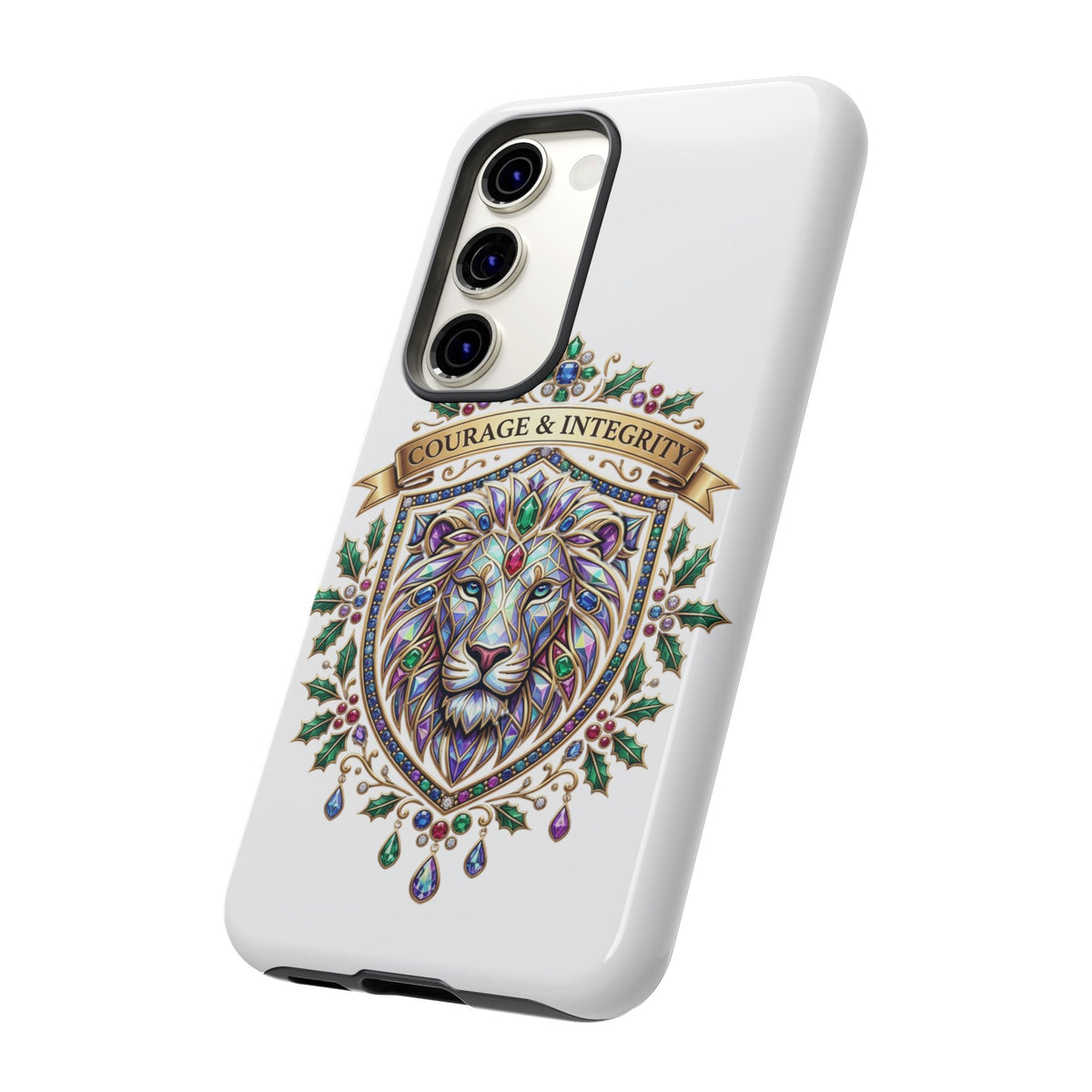 Courage & Integrity Lion Phone Case