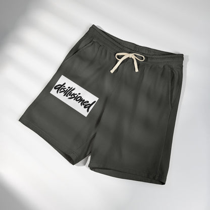 'disillusioned' Fleece Sweat Shorts — Garment-Dyed Lightweight Lounge Shorts