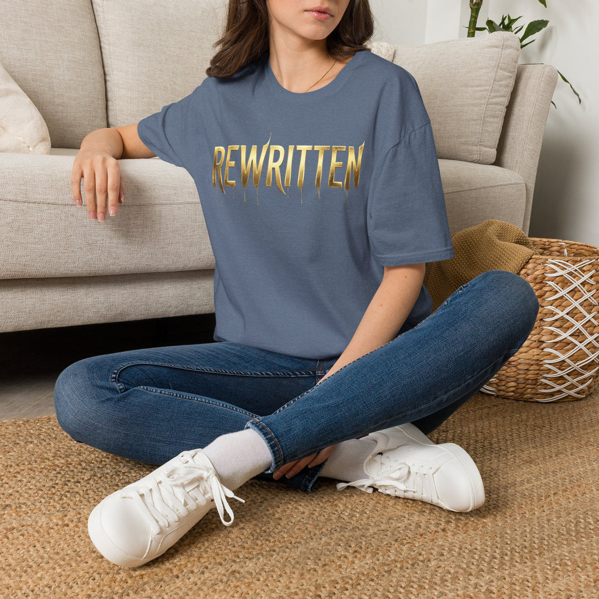 Rewritten Gold Drip T-Shirt
