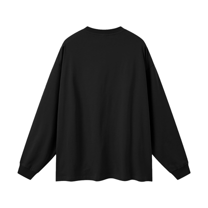Loved Red Graffiti Oversized Unisex Long Sleeve T-Shirt