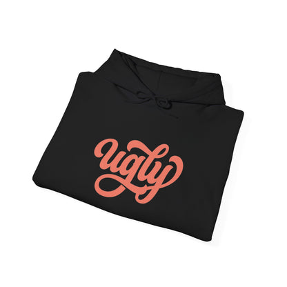 Hoodie — 'Ugly' Script Front & 'Recovery Warriors' Back Pullover
