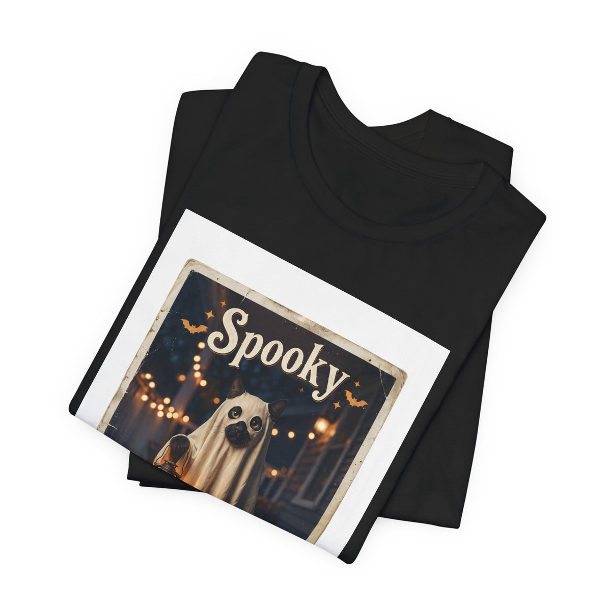 Ghost Dog Halloween Tee | Spooky Animals vintage poster