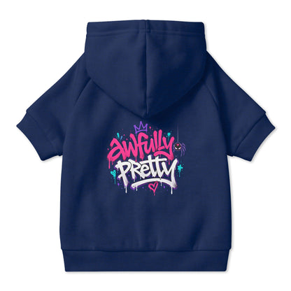 Awfully Pretty Graffiti Pet Hoodie