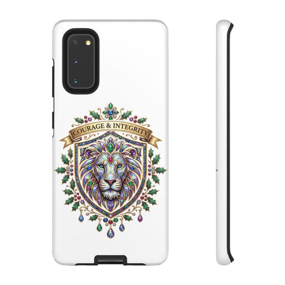 Courage & Integrity Lion Phone Case