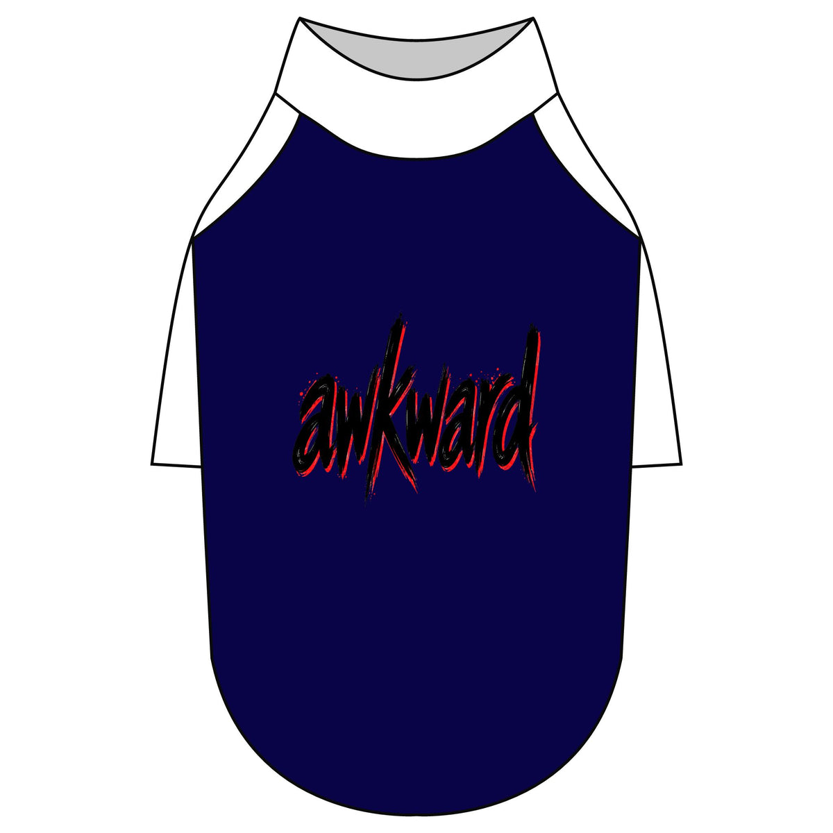 Awkward Pet T-Shirt — Raglan Shirt for Dogs & Cats