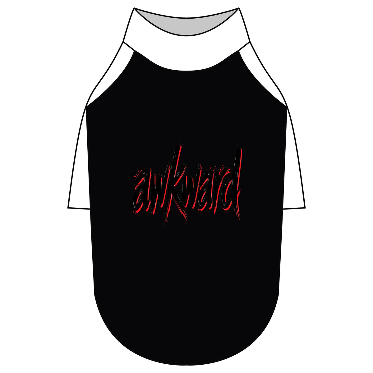 Awkward Pet T-Shirt — Raglan Shirt for Dogs & Cats