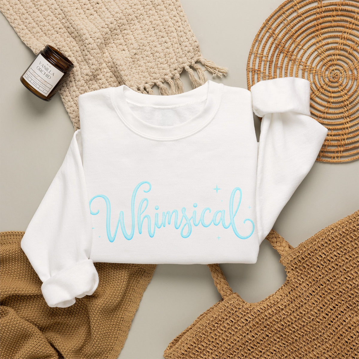 Whimsical Script Sweatshirt