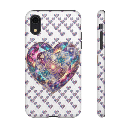 Galaxy Heart Tough Phone Case — Sparkling Cosmic Heart Design