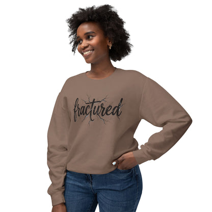 Fractured Script Crewneck Sweatshirt