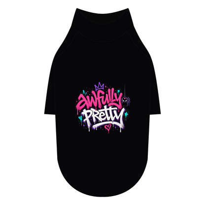 Awfully Pretty Graffiti Pet Raglan T-Shirt
