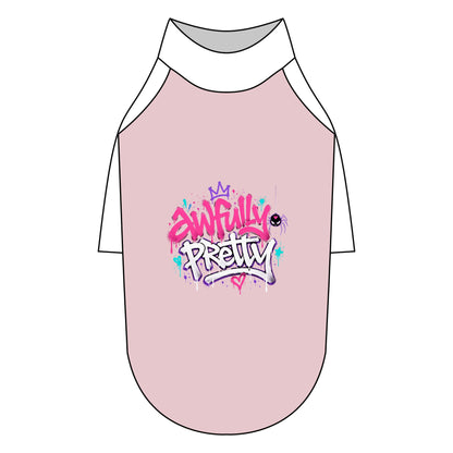 Awfully Pretty Graffiti Pet Raglan T-Shirt