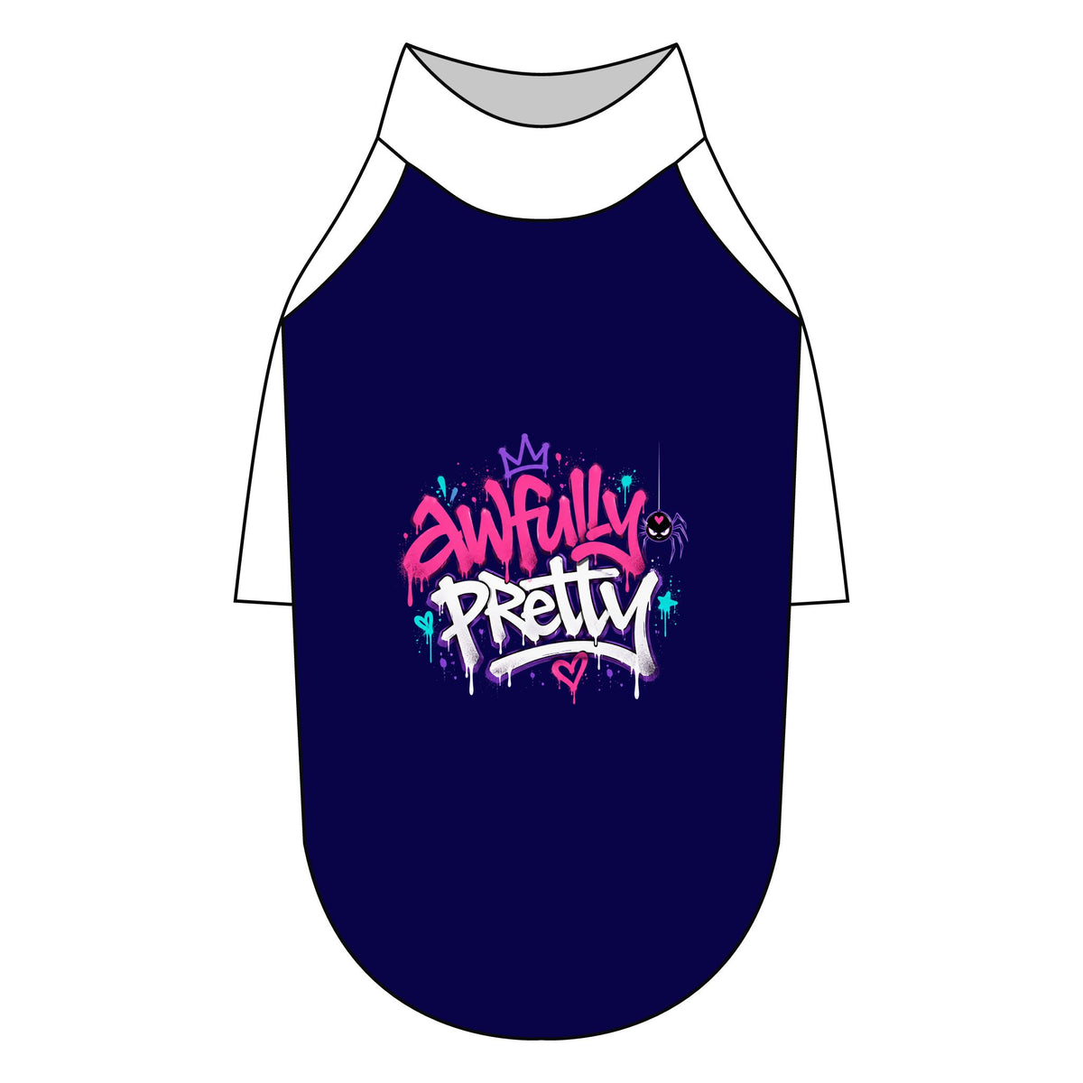 Awfully Pretty Graffiti Pet Raglan T-Shirt