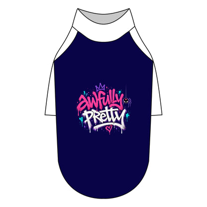 Awfully Pretty Graffiti Pet Raglan T-Shirt