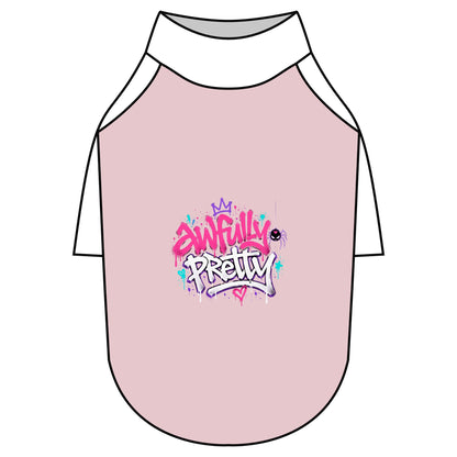 Awfully Pretty Graffiti Pet Raglan T-Shirt