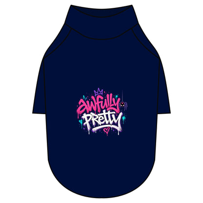 Awfully Pretty Graffiti Pet Raglan T-Shirt