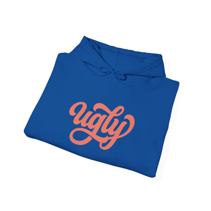 Hoodie — 'Ugly' Script Front & 'Recovery Warriors' Back Pullover