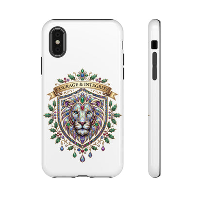 Courage & Integrity Lion Phone Case