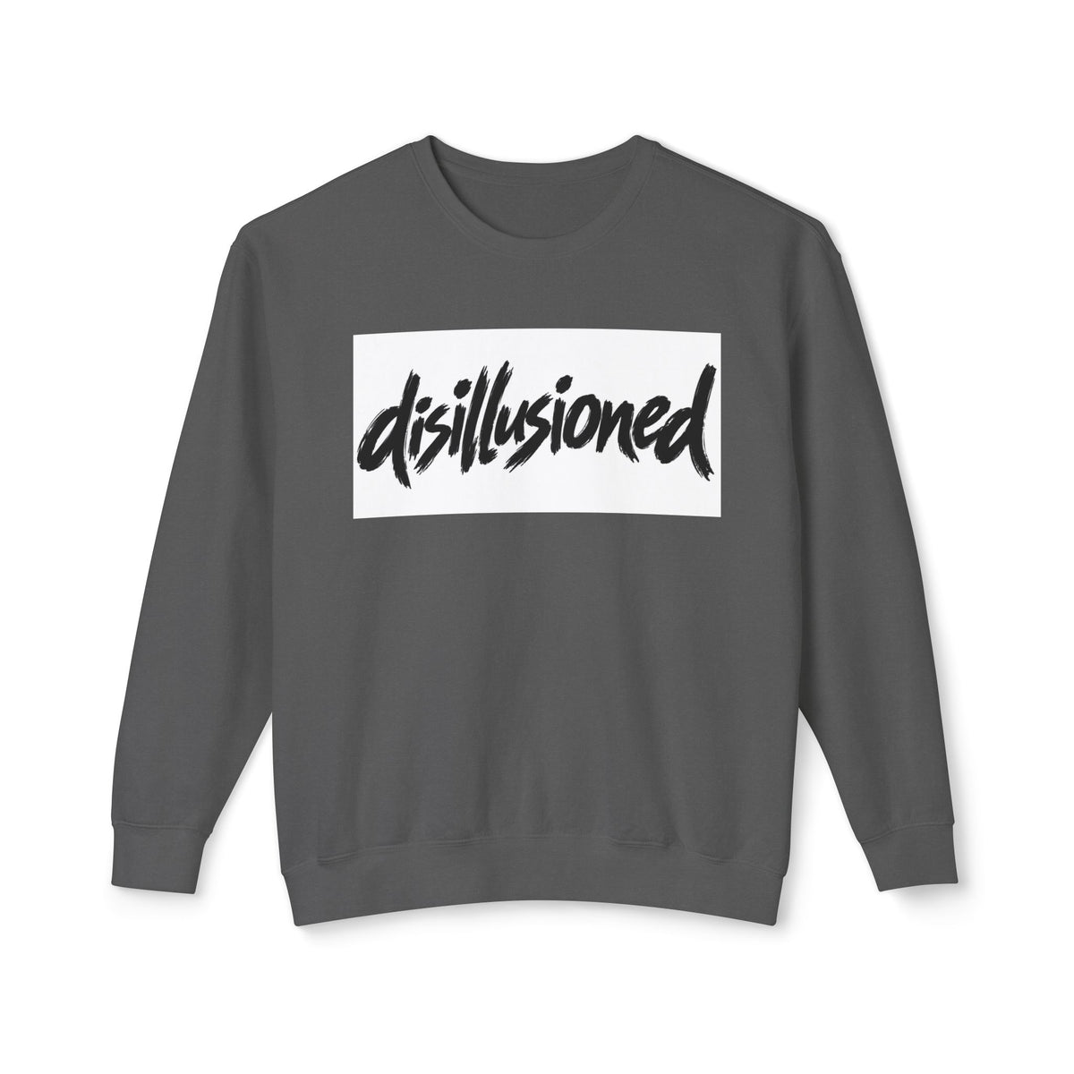 Disillusioned Crewneck Sweatshirt — Casual Graphic Pullover