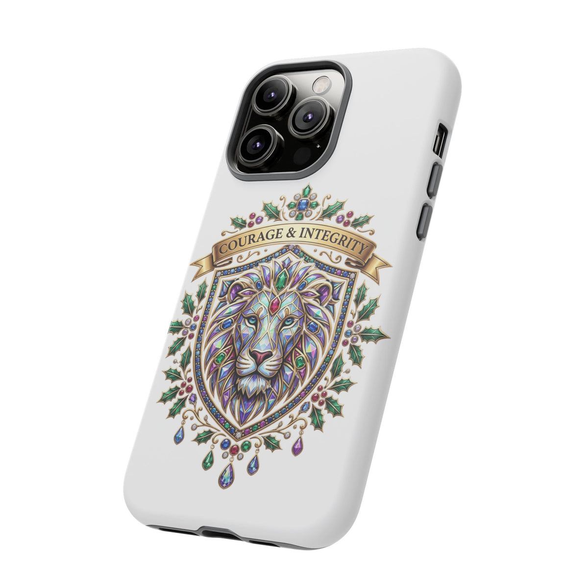 Courage & Integrity Lion Phone Case