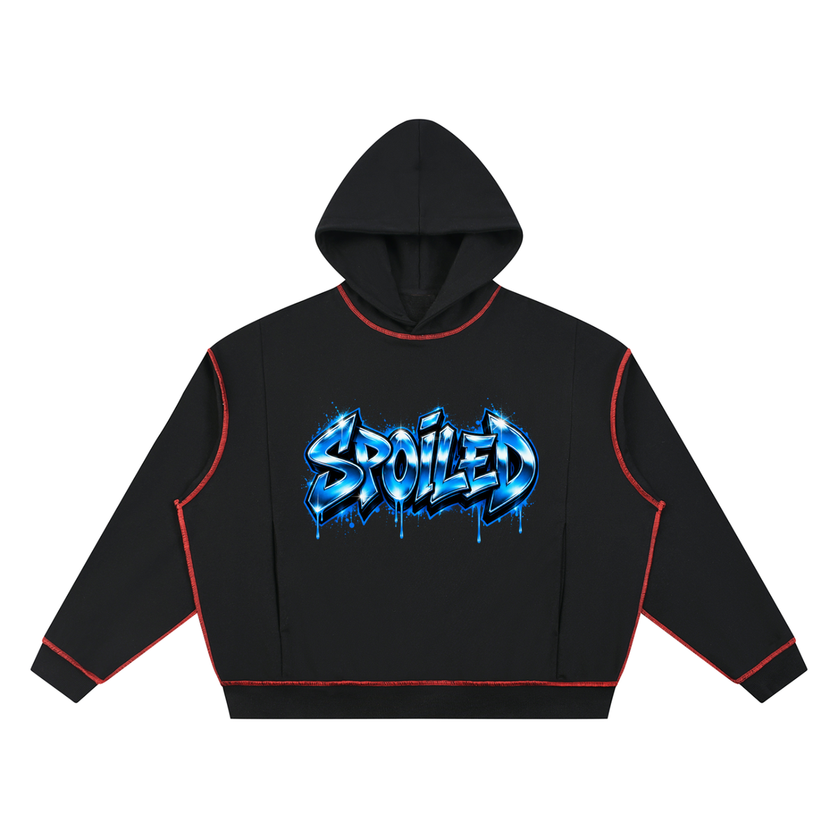Spoiled Unisex Boxy Heavyweight Topstitch Hoodie