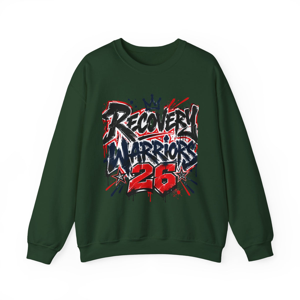 Recovery Warriors 26 Graphic Sweatshirt