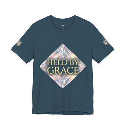 Held By Grace T‑Shirt — Inspirational Christian Faith Graphic Tee