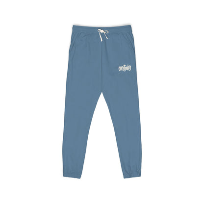Ember Script Sweatpants — Garment-Dyed Fleece Joggers with "overthinker" Script