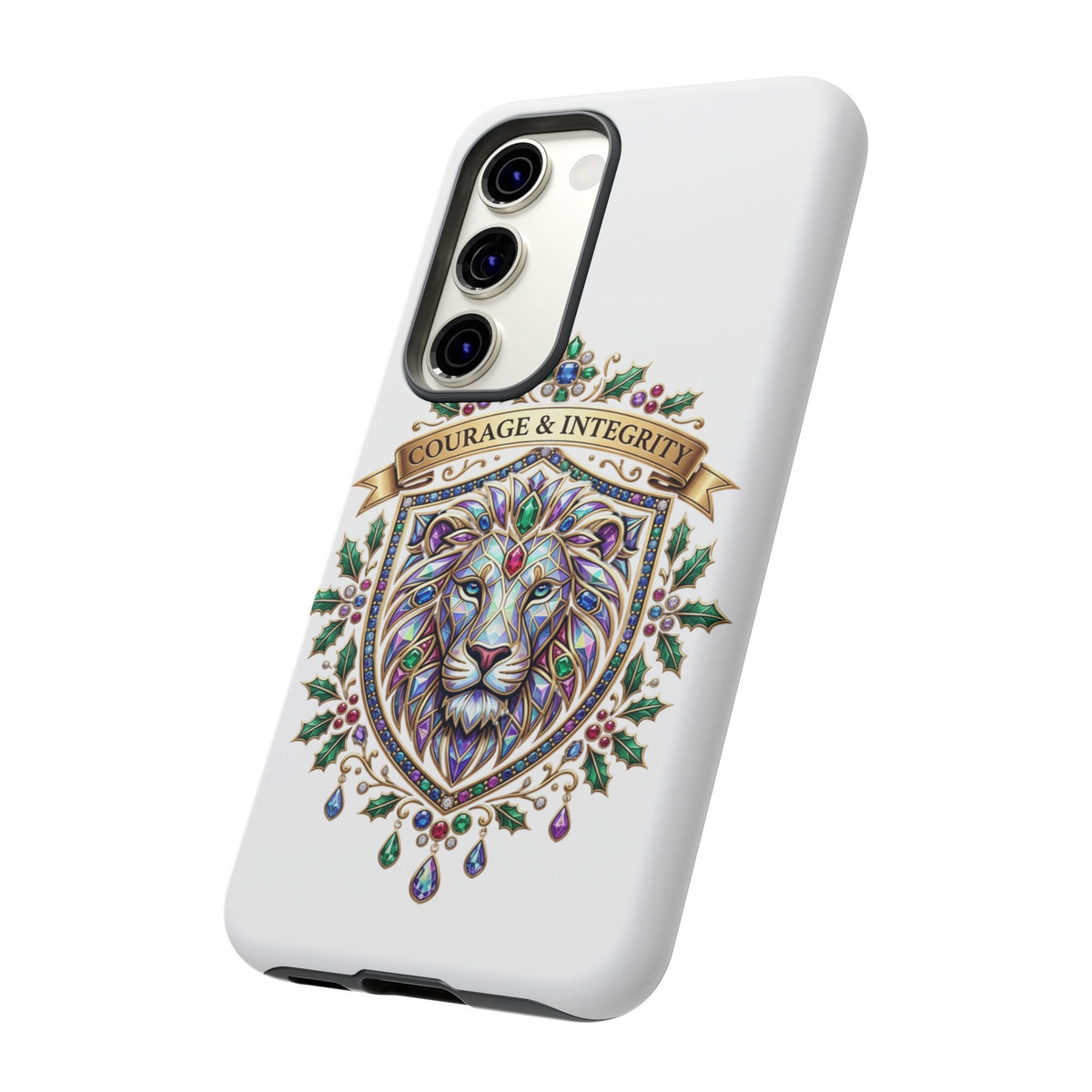 Courage & Integrity Lion Phone Case
