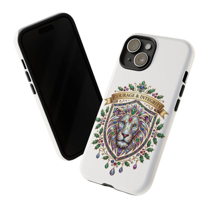 Courage & Integrity Lion Phone Case