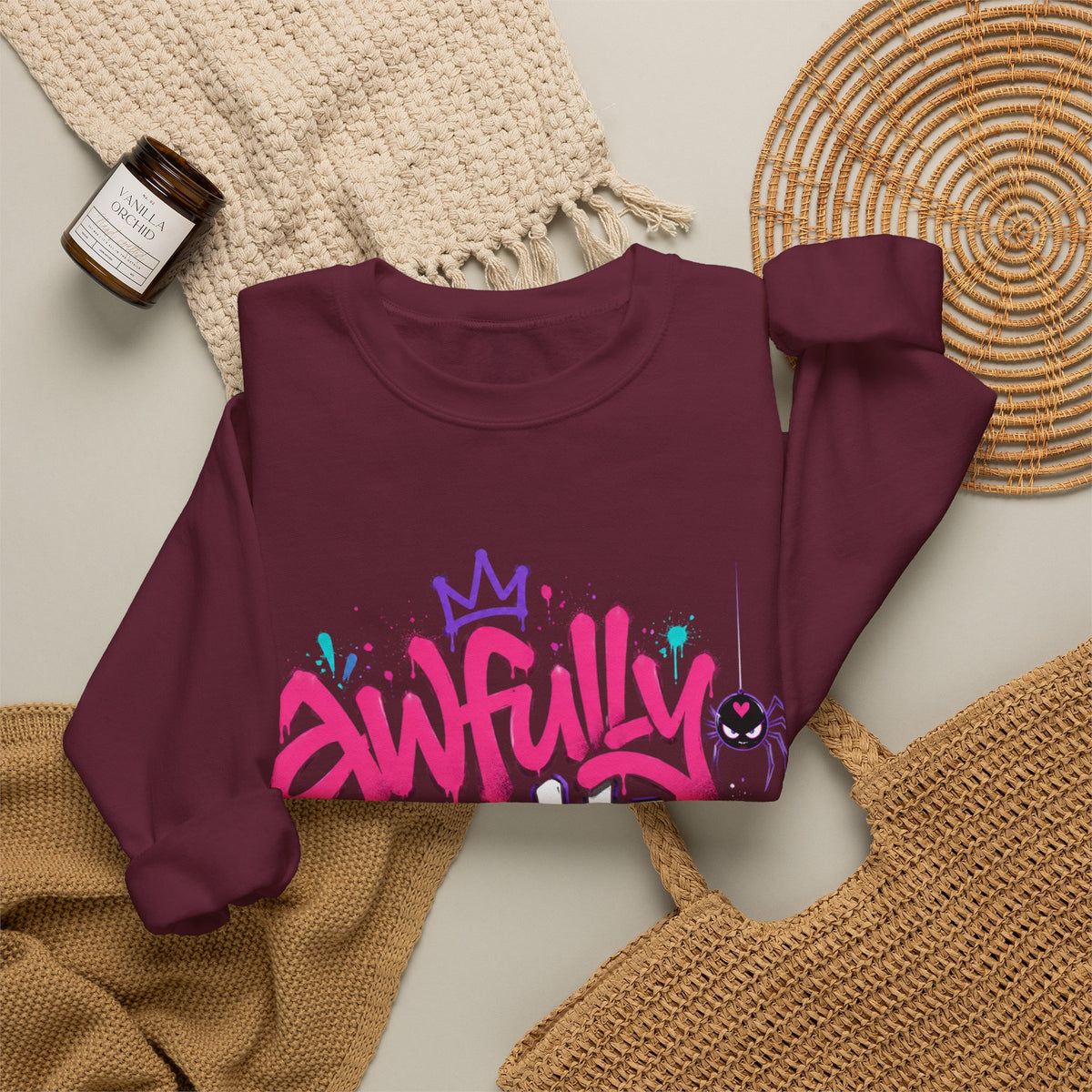 Awfully Pretty Graffiti Sweatshirt