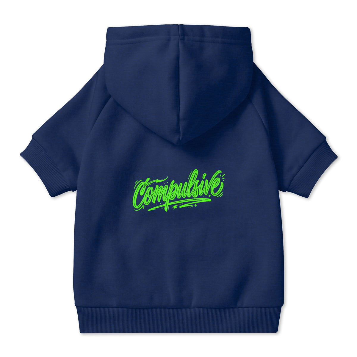 Compulsive Green Graffiti Pet Hoodie