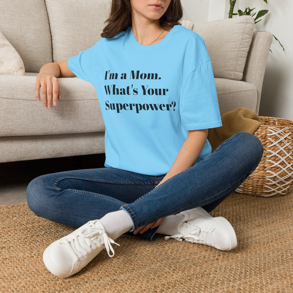 I'm a Mom T-Shirt – Mom Superpower Graphic Tee