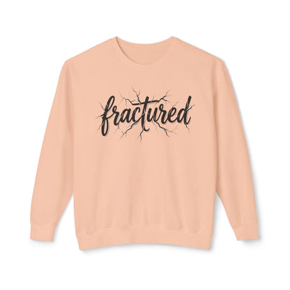 Fractured Script Crewneck Sweatshirt