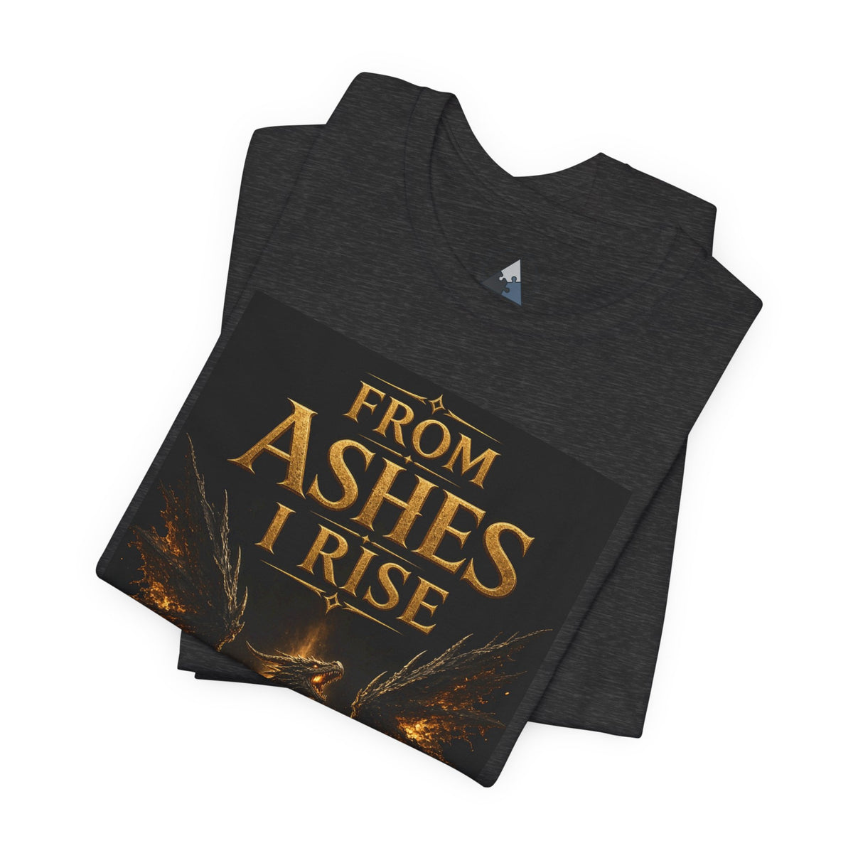 From Ashes I Rise T-Shirt – Phoenix Rebirth Recovery Tee