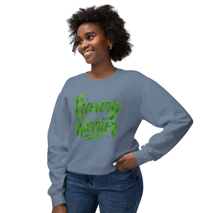 Recovery Warrior Sweatshirt — Inspirational Addiction Recovery Crewneck