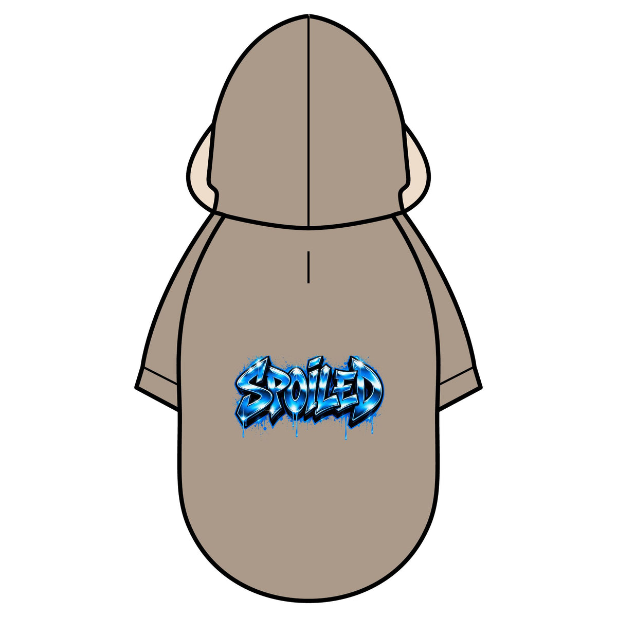 Spoiled Graphic Pet Parka Jacket