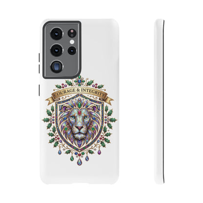 Courage & Integrity Lion Phone Case